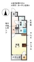 津島市東中地町１丁目の間取図
