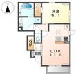 アンフィニ エイトの間取図