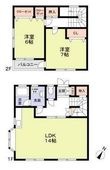 高橋テラスの間取図