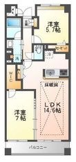 プルミエールふれあいの丘の間取図