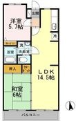 カサベルデUの間取図