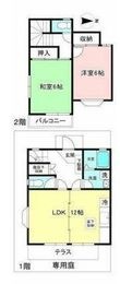 リヴェールＫＴＳの間取図