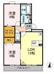 エーデルハイムＡの間取図