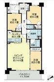 グレーシアパーク仲町台の間取図