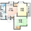 クレセントガーデンAの間取図