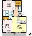 Regulus（レグルス）C棟の間取図