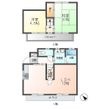 長沢テラスハウスAの間取図
