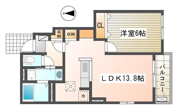 拡大写真:仙台市青葉区下愛子字月橋 1階102の間取り