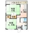 八本町コーポの間取図