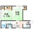 柿園アパートの間取図
