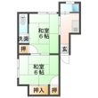 柿園アパートの間取図