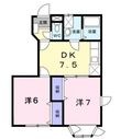 メープルタウン　Bの間取図