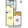 リーベ B棟の間取図