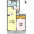 リーベ B棟の間取図