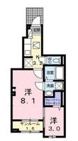 グラン　フェリシア　Ⅱの間取図