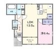 グローブ　Aの間取図