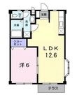 メルクルメ Bの間取図