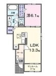 グローブコクブ Aの間取図