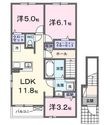 グローブコクブ Cの間取図