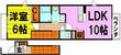 豊中市桜の町7丁目の間取図
