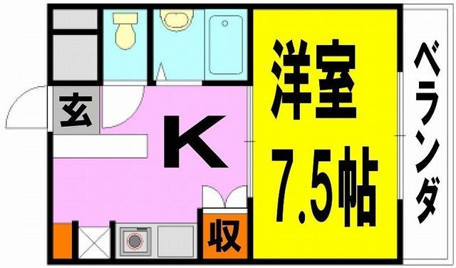拡大写真:池田市井口堂1丁目 3階209の間取り