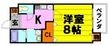 池田市天神２丁目の間取図