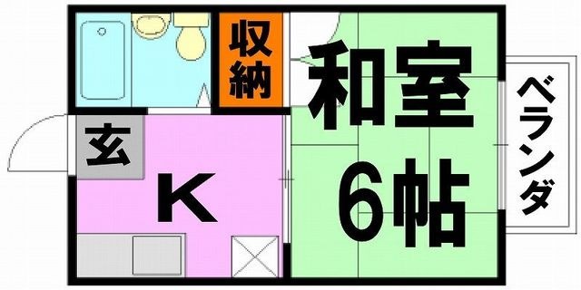 拡大写真:箕面市白島3丁目 202の間取り