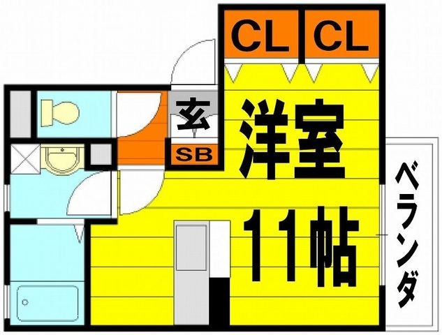 拡大写真:箕面市稲5丁目 203の間取り