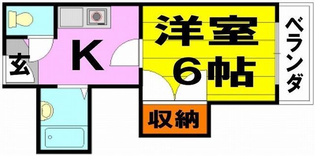 拡大写真:箕面市稲1丁目 302の間取り