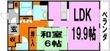 池田市石橋2丁目の間取図