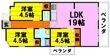 豊中市待兼山町の間取図