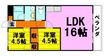 豊中市待兼山町の間取図