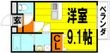 箕面市瀬川5丁目の間取図