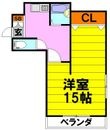 箕面市瀬川5丁目の間取図