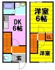 箕面市瀬川5丁目の間取図