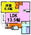 池田市井口堂１丁目の間取図