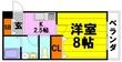 池田市石橋2丁目の間取図
