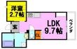 ジュネス箕面の間取図