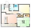 ウエストタウンⅠの間取図