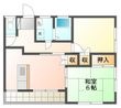 ウエストタウンⅠの間取図