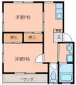 シティハウスⅠの間取図