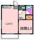 ひまわりコーポⅠの間取図
