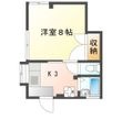 写真:ブラゾス一本杉 1階101の間取図