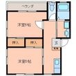 シティハウスⅡの間取図