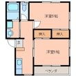 シティハウスⅡの間取図