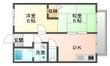 シャンティ別府の間取図