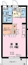 ボナール出北の間取図