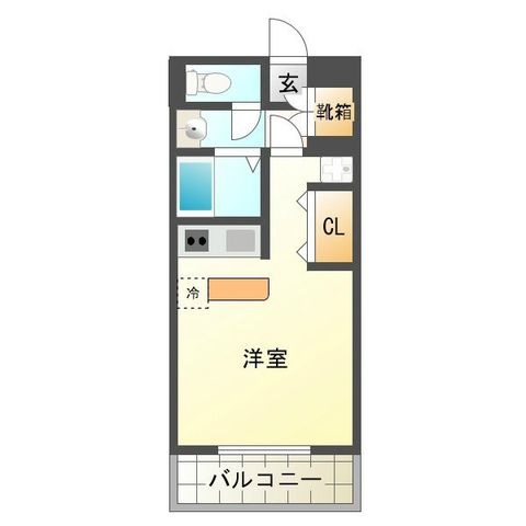 拡大写真:コンフォールⅡ 203の間取り
