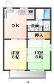 タウニィKの間取図
