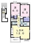 カーサソーレの間取図